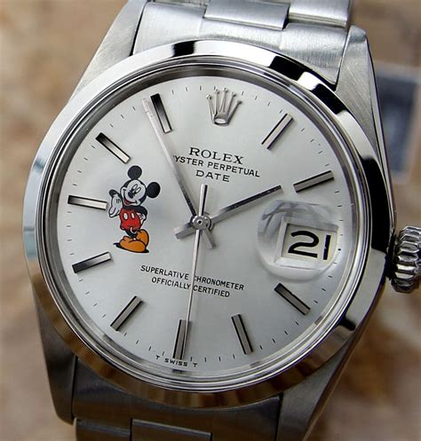 mickey mouse rolex watch